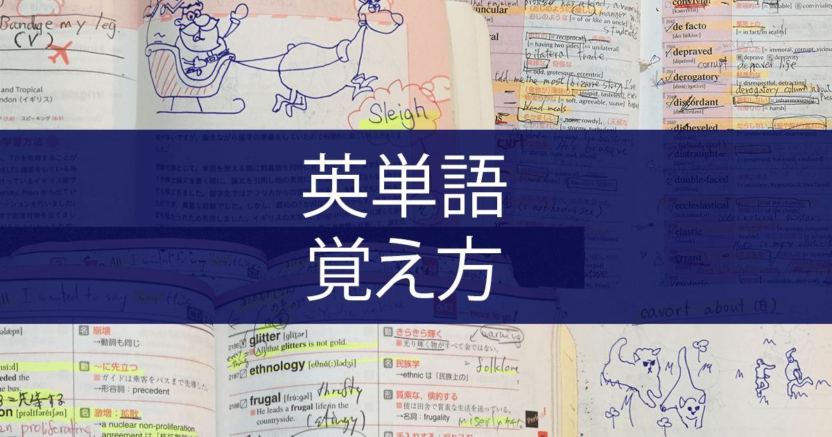 10000語覚えた私が語る】英単語の勉強法完全公開！暗記を超効率的に